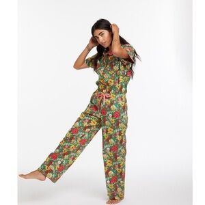 Ban.do Emerald Super Bloom Leisure Pajama Pants NWT Size XL